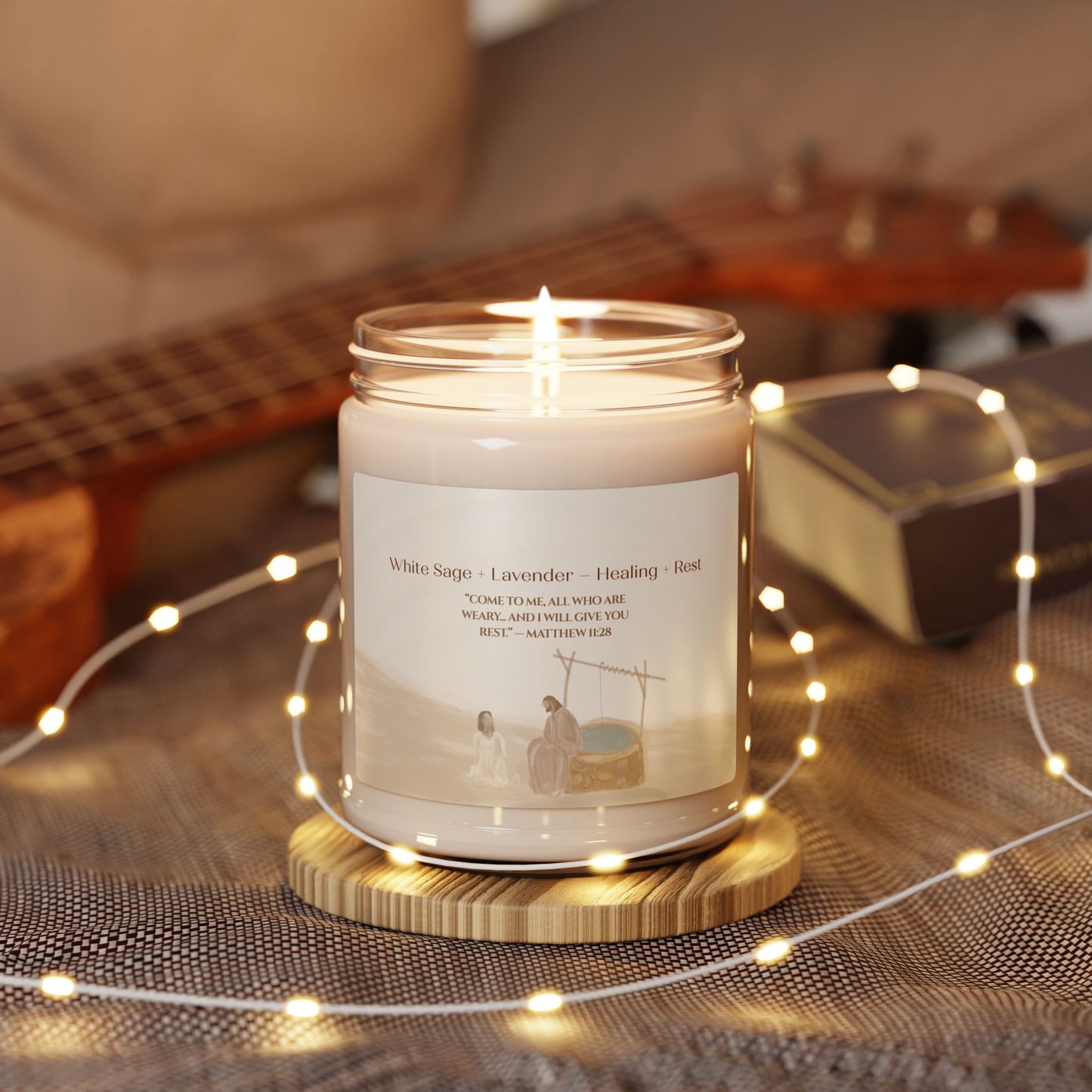 Scripture Candles - The Visionary Collection - Hand-Illustrated Biblical Candles