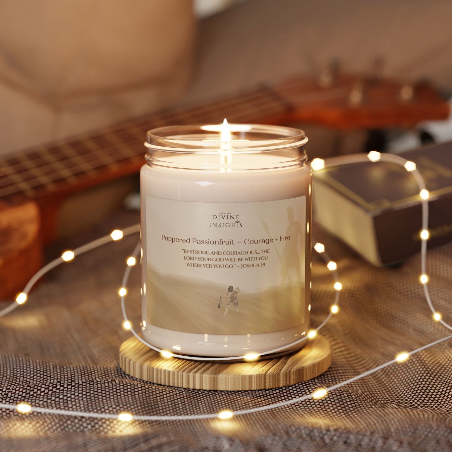 Scripture Candles - The Visionary Collection - Hand-Illustrated Biblical Candles