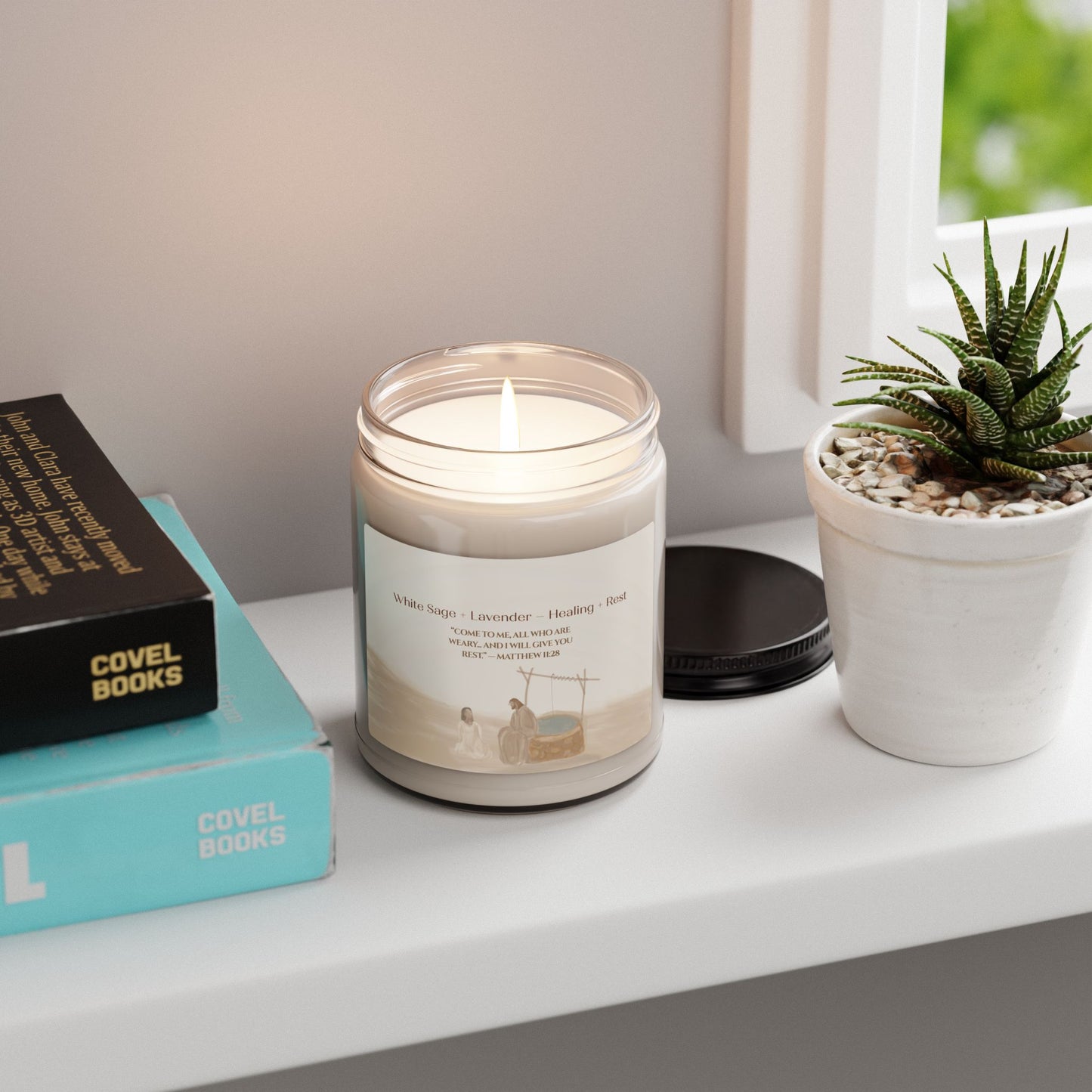 Scripture Candles - The Visionary Collection - Hand-Illustrated Biblical Candles