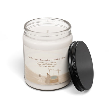 Scripture Candles - The Visionary Collection - Hand-Illustrated Biblical Candles