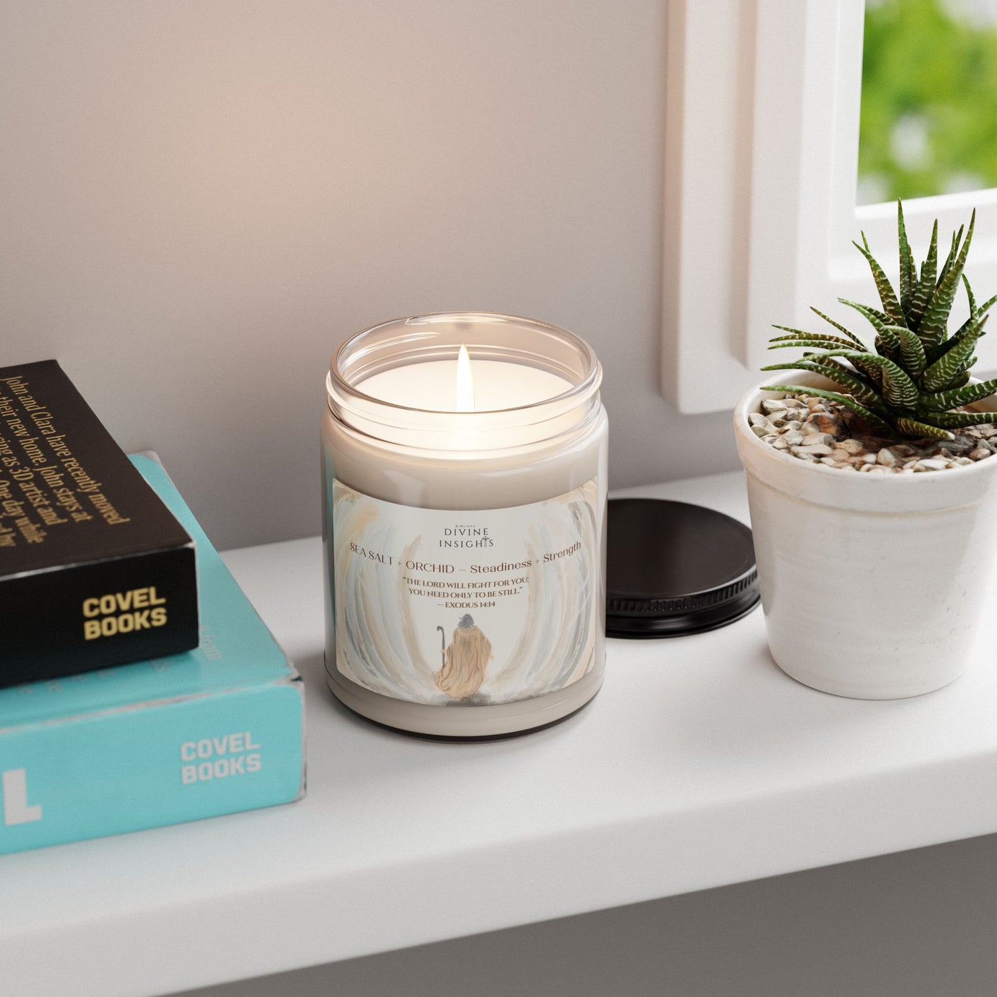Scripture Candles - The Visionary Collection - Hand-Illustrated Biblical Candles